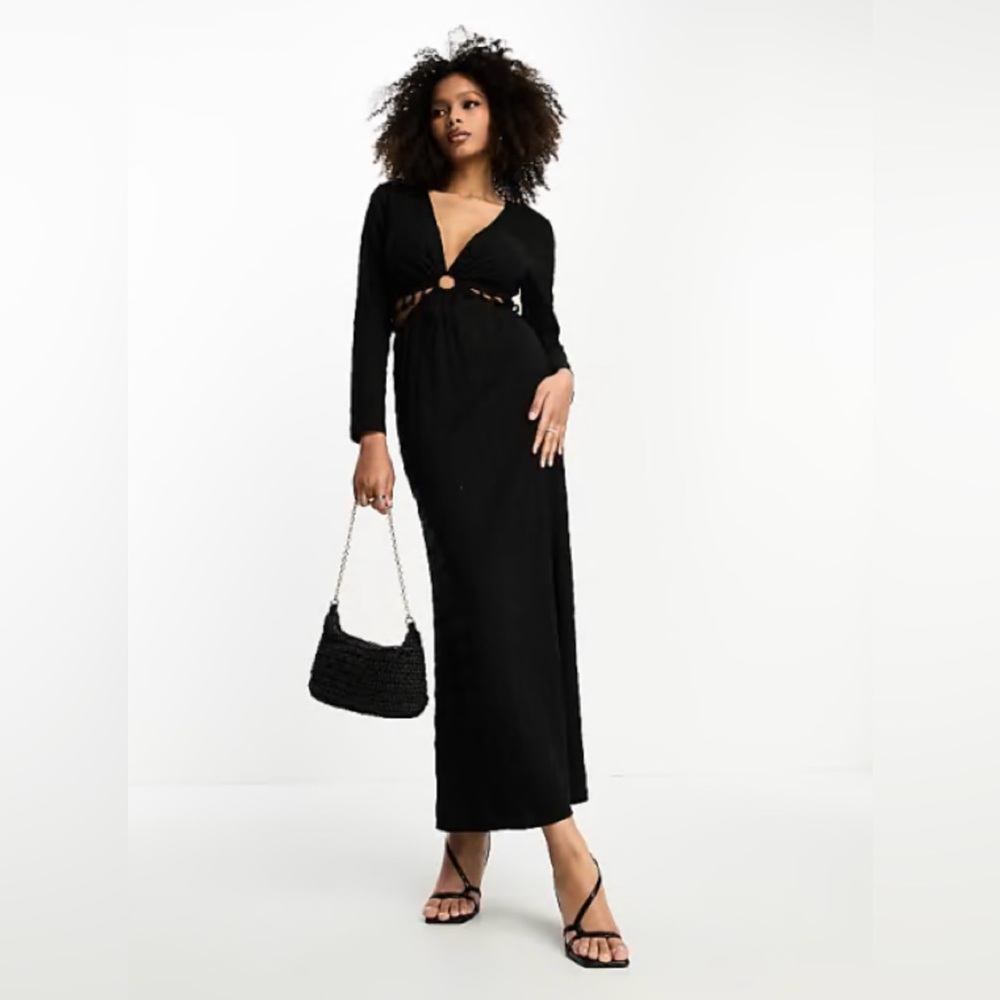 Never Fully Dressed Black Long Sleeve Dress - Picture 5 of 8